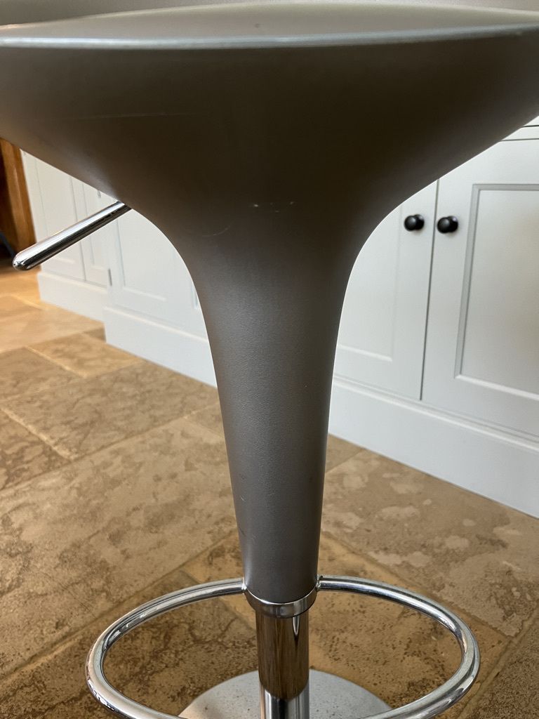 Pair Of Magis Bombo Swivel Barstool Designed By Stefano Giovannoni photo buy