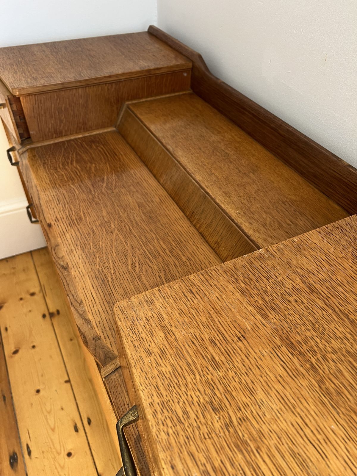 Mid Century Lebus Oak Chest Of Drawers photo 300.0