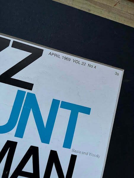 Vintage Jazz Journal Magazine Cover Artwork  Count Basie Woody Herman 1969 photo for sale