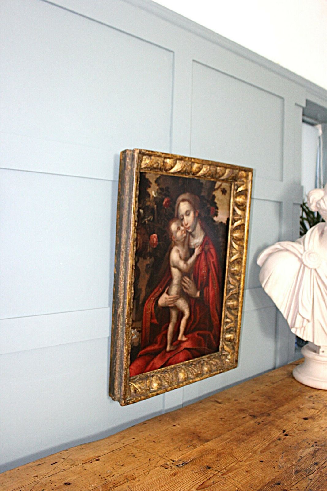 The Madonna And Child In A Rose Garden Ambrious Benson photo 7200.0