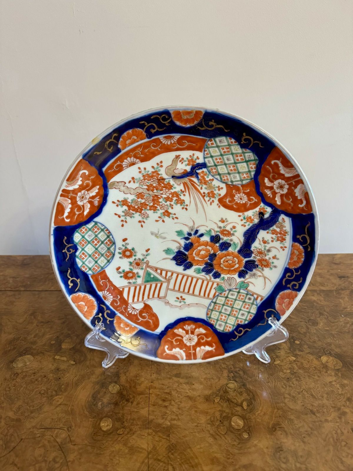 Lovely Pair Of Antique Japanese Imari Plates photo furniture