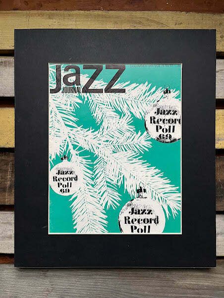Vintage Jazz Journal Magazine Cover Artwork   1969