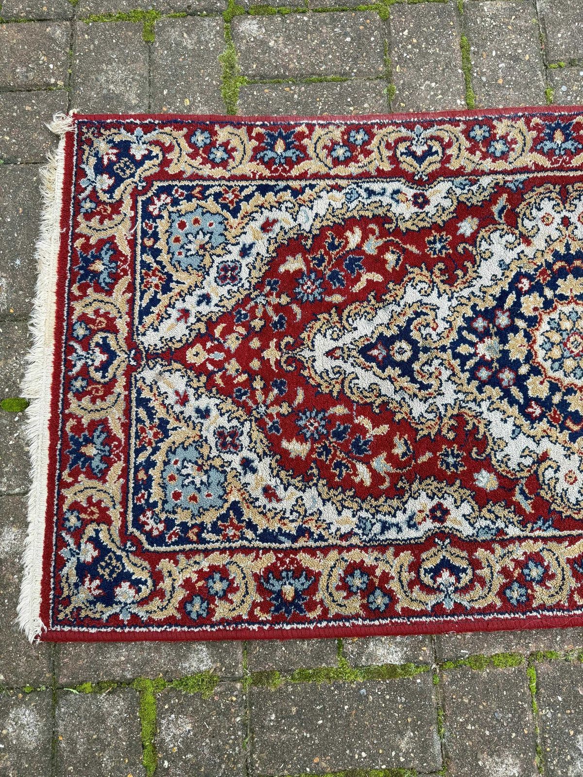Vintage Wilton Rug For Debenhams   123cm X 60cm photo 95.0