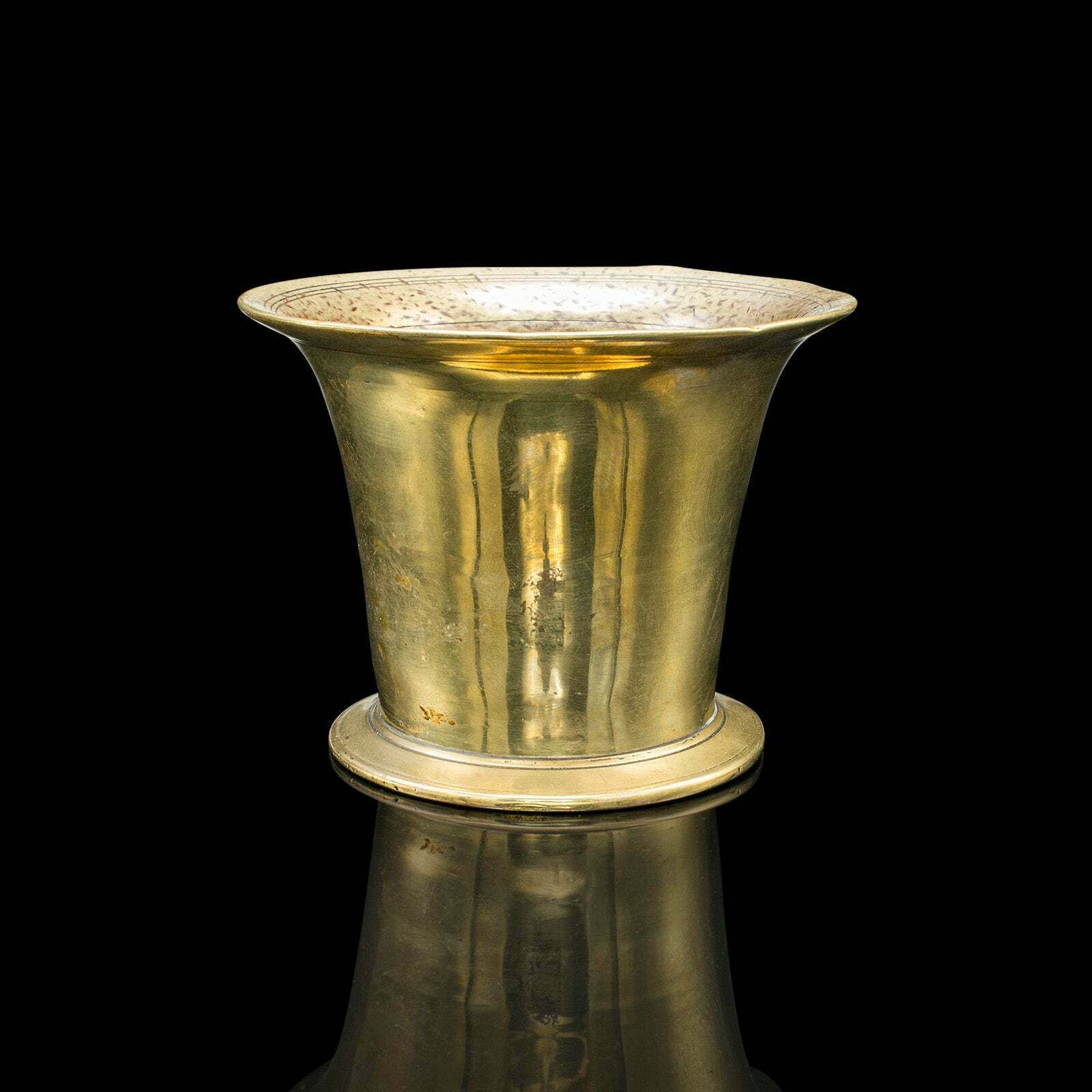 Antique Chemist's Mortar & Pestle, French Bronze Apothecary Aid, Victorian, 1900 photo for sale