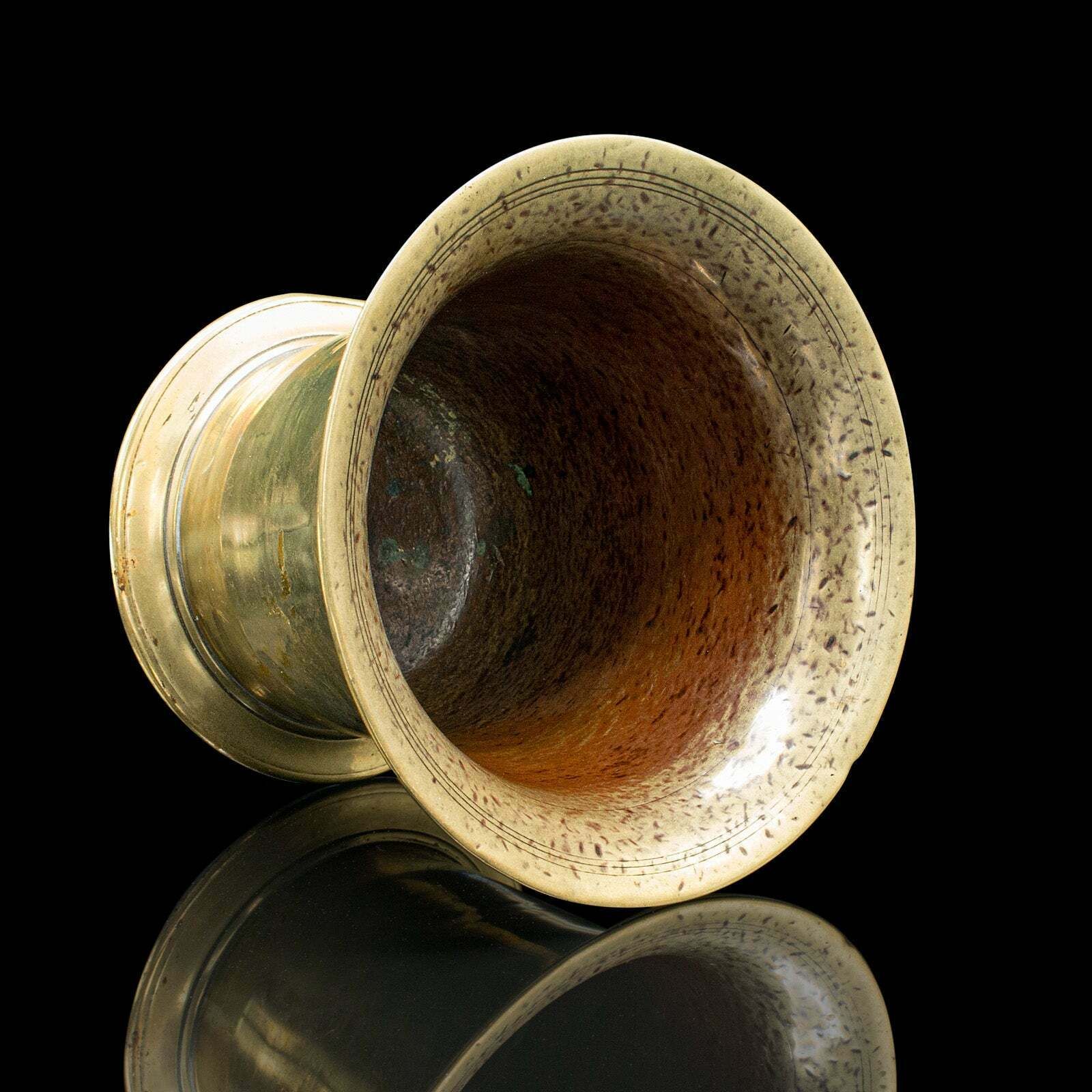 Antique Chemist's Mortar & Pestle, French Bronze Apothecary Aid, Victorian, 1900 photo buy
