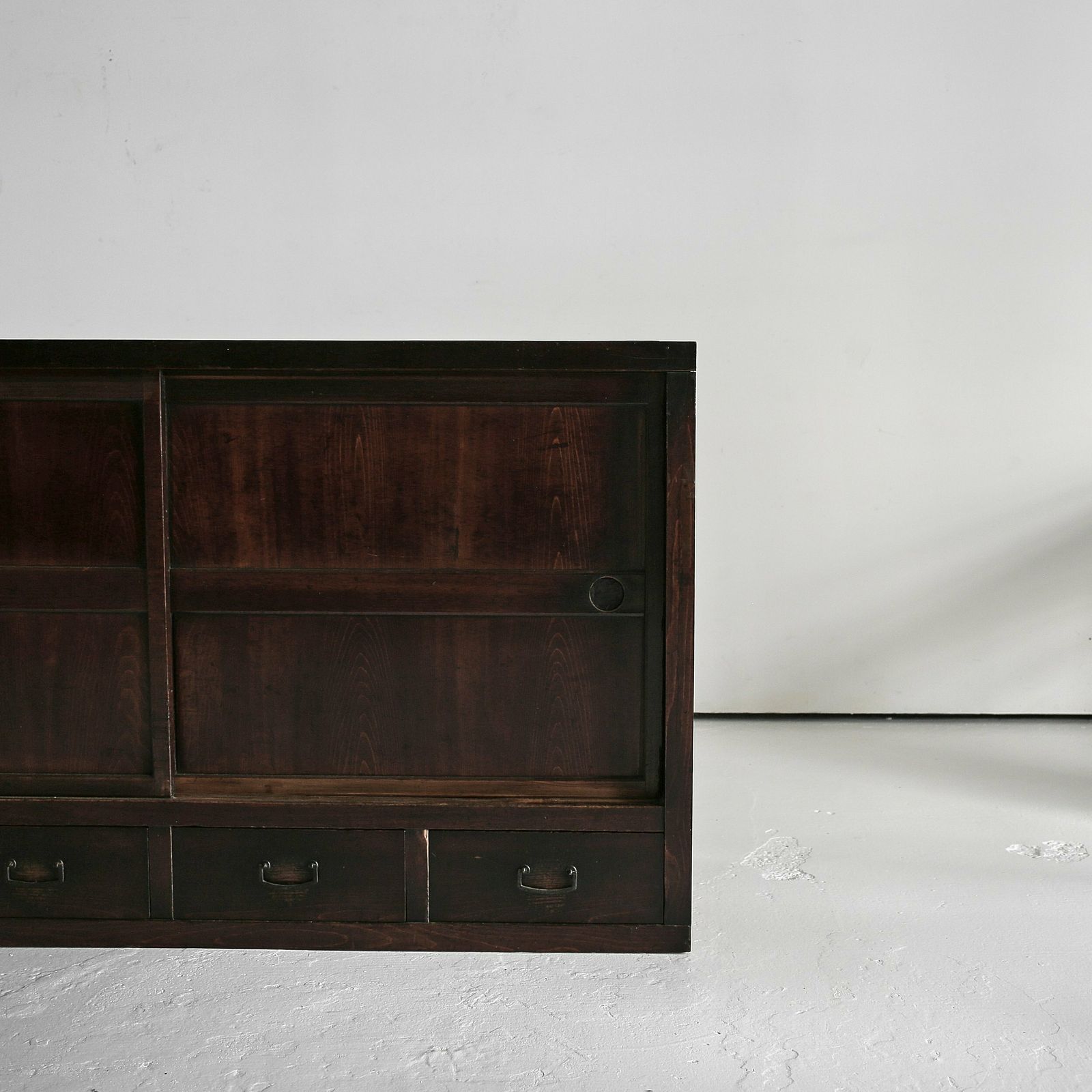 Large Early Meiji Period Japanese Tansu/Sideboard photo vintage