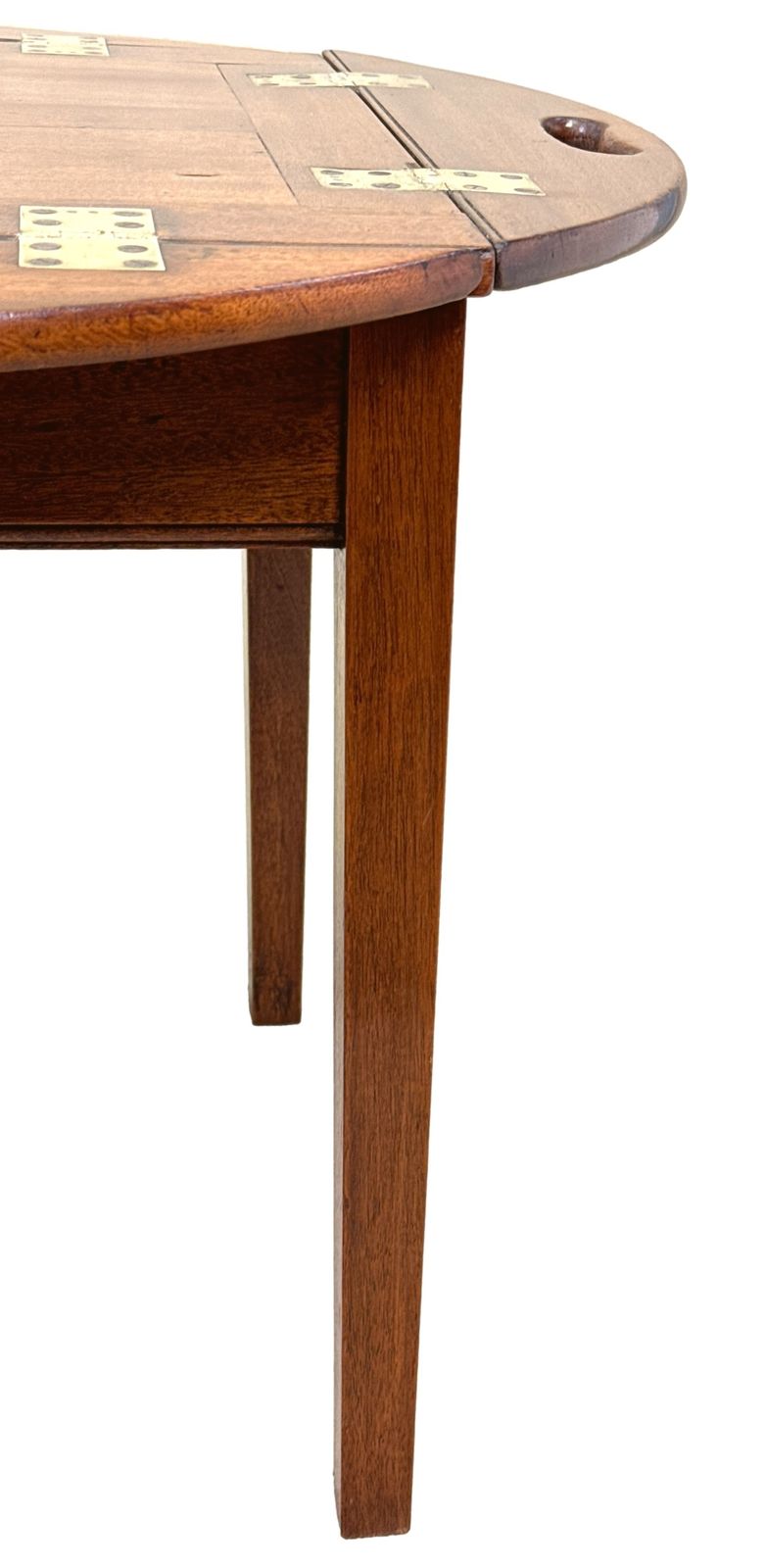 Georgian Mahogany Oval Butlers Tray On Stand (England, Circa 1800) photo for sale