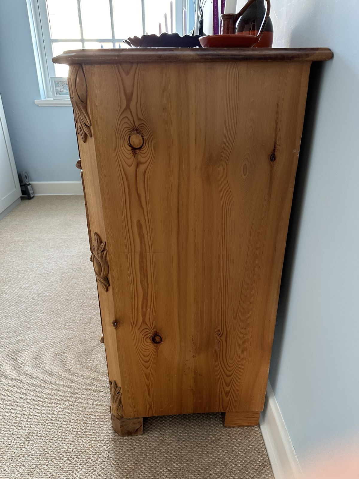 Vintage Swedish Pine Chest Of Drawers Circa 1885   1915 photo vinterior