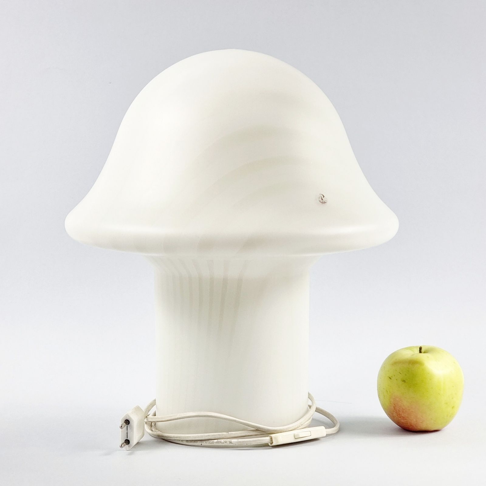 Large Mid Century Space Age Glass Mushroom Table Lamp From Peill & Putzler, Germany, 1970s photo buy