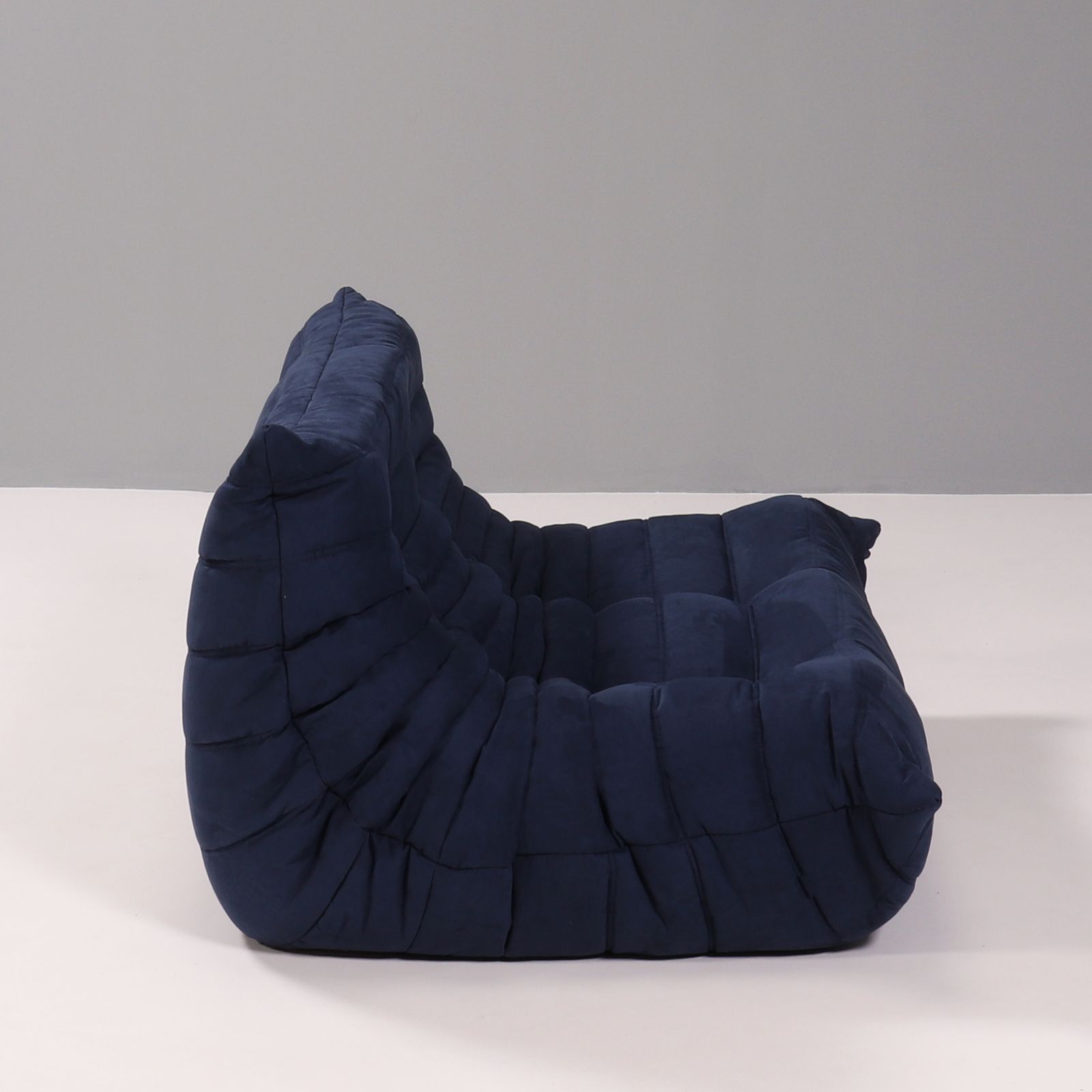 Ligne Roset By Michel Ducaroy Togo Blue Modular Sofa And Footstool, Set Of Five photo buy
