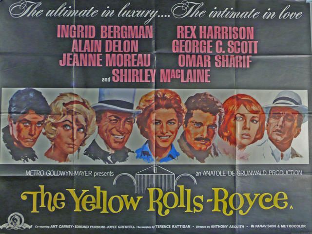 The Yellow Rolls Royce Uk Quad 1964
