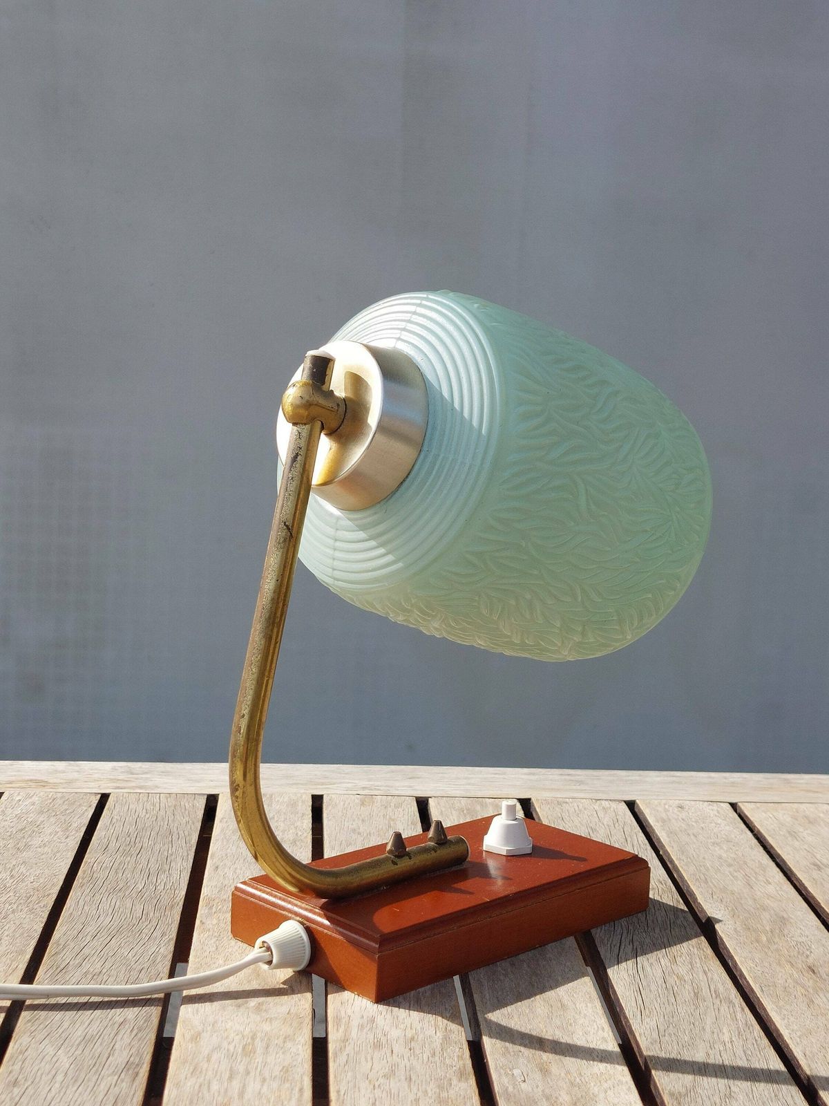 Vintage Bedside Lamp / Vintage Night Light / Vintage Nightstand Lamp / Mcm Bedside Lamp / Mcm Desk Lamp / Mcm Night Light / Yugoslavia /70's photo for sale
