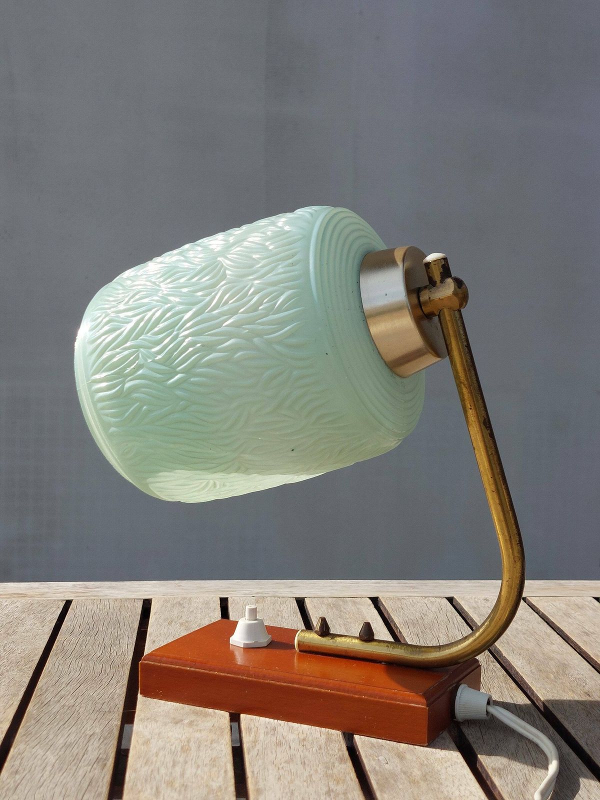 Vintage Bedside Lamp / Vintage Night Light / Vintage Nightstand Lamp / Mcm Bedside Lamp / Mcm Desk Lamp / Mcm Night Light / Yugoslavia /70's photo buy