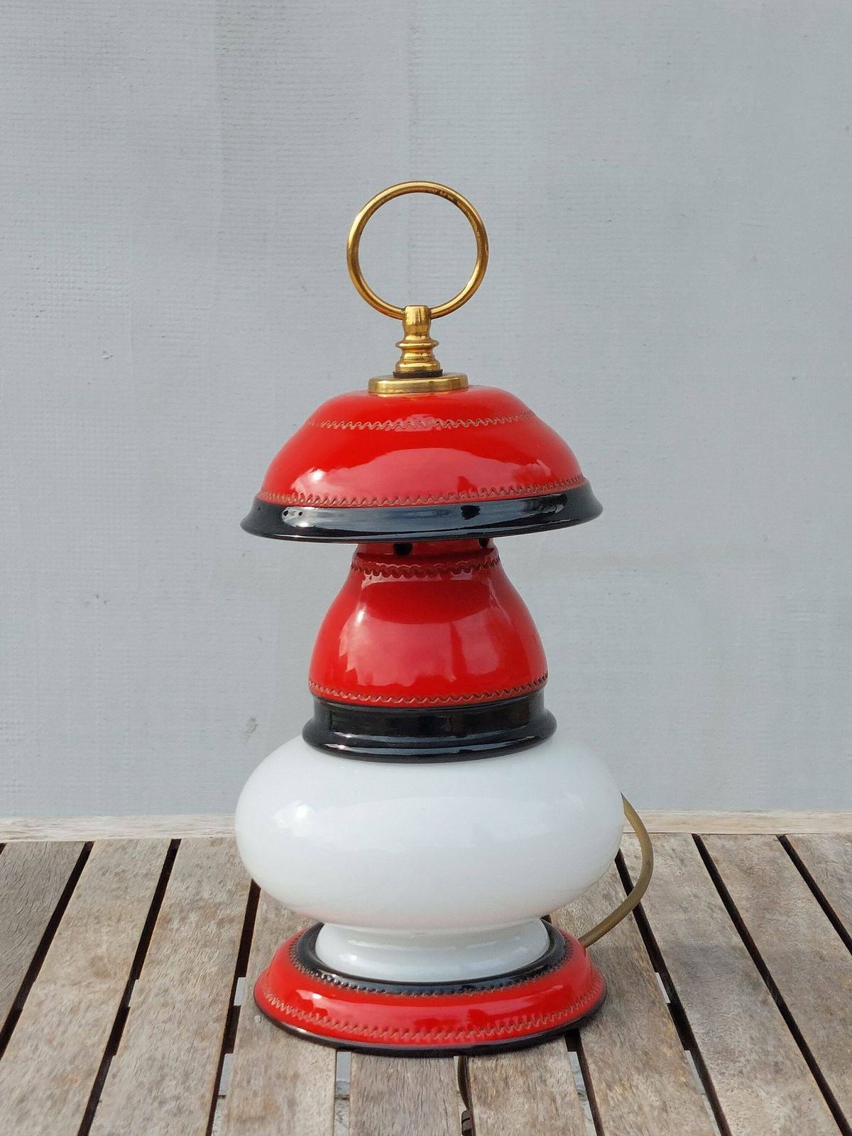 Retro Table Lamp / Space Age Table Lamp / Pop Art Table Lamp /Mid Century Table Lamp / Retro Glass Table Lamp / Ex Yogoslavia / 70's photo buy