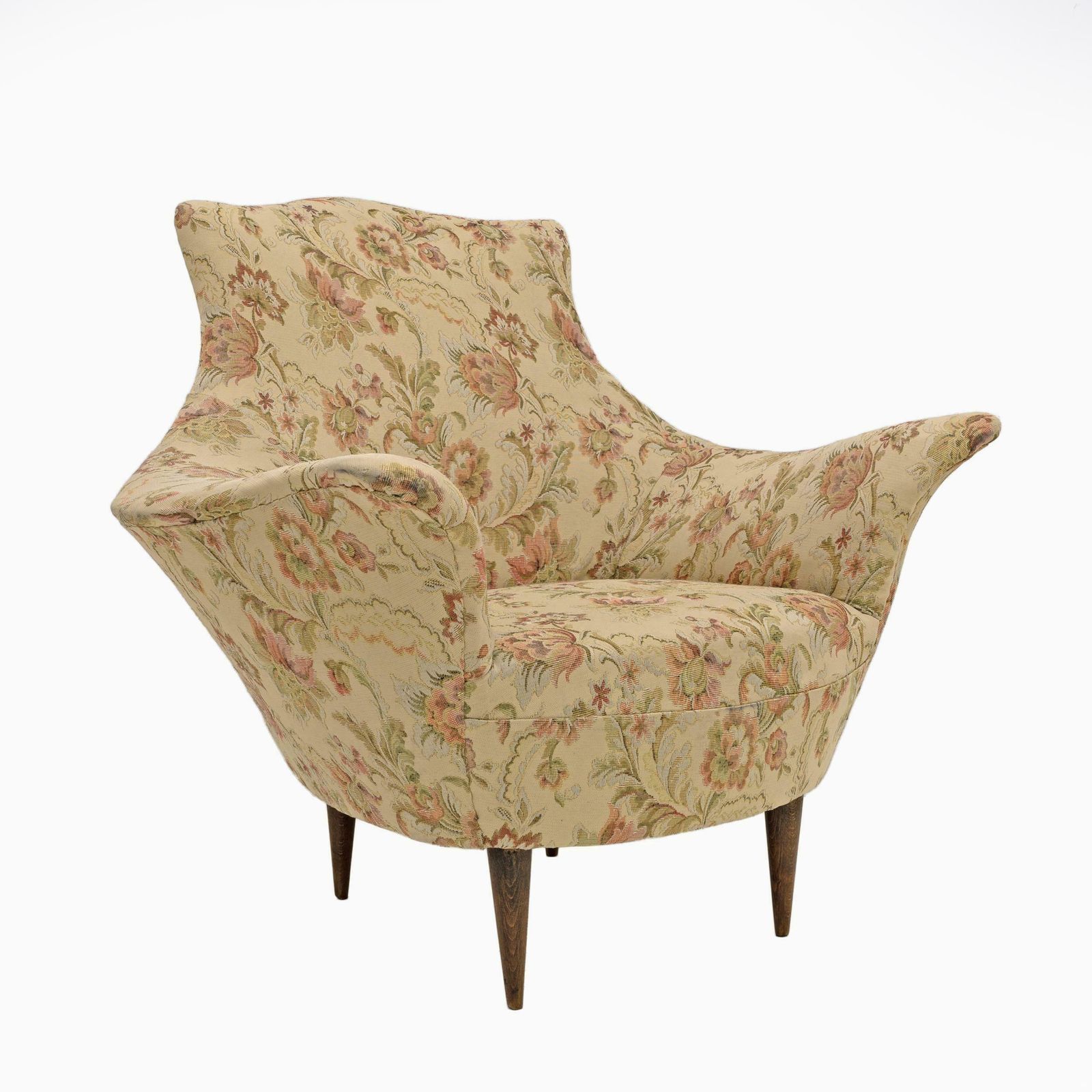 Pair Of Manta Mid Century Modern Italian Armchairs, 1950s photo 6017.0