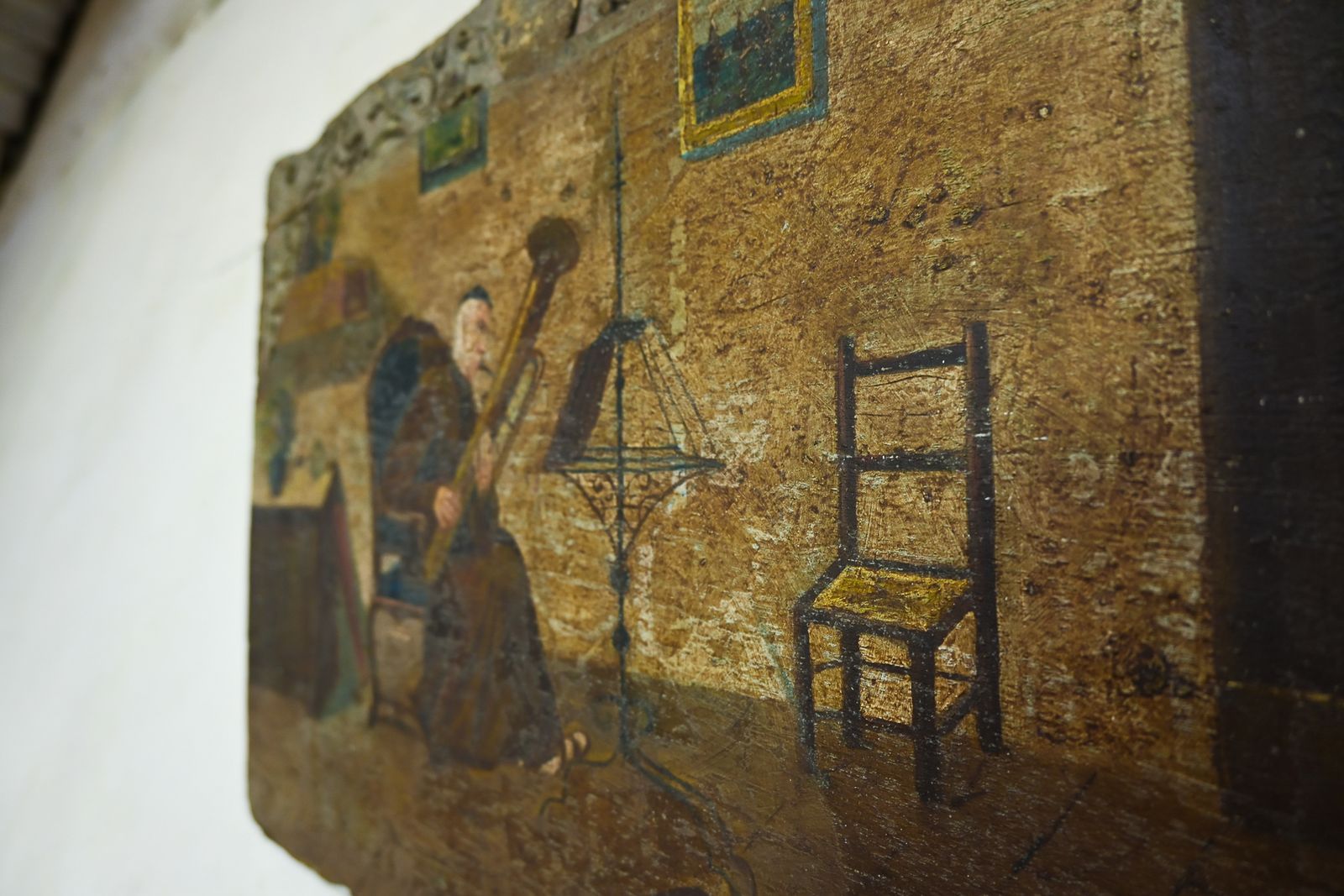 An Early 19th Century Oil On Board Painting photo vinterior