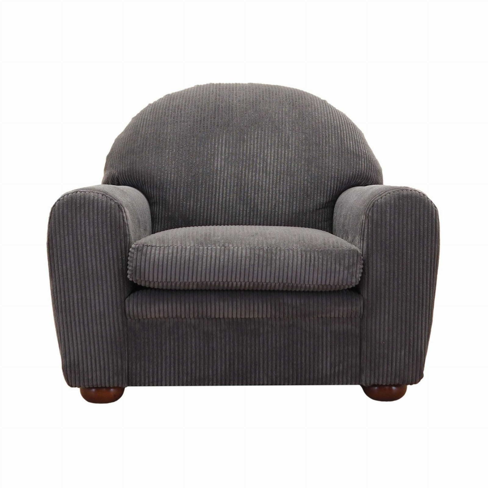 Grijze Velours Fauteuil, Italiaans Design, Jaren 1980, Productie: Italië