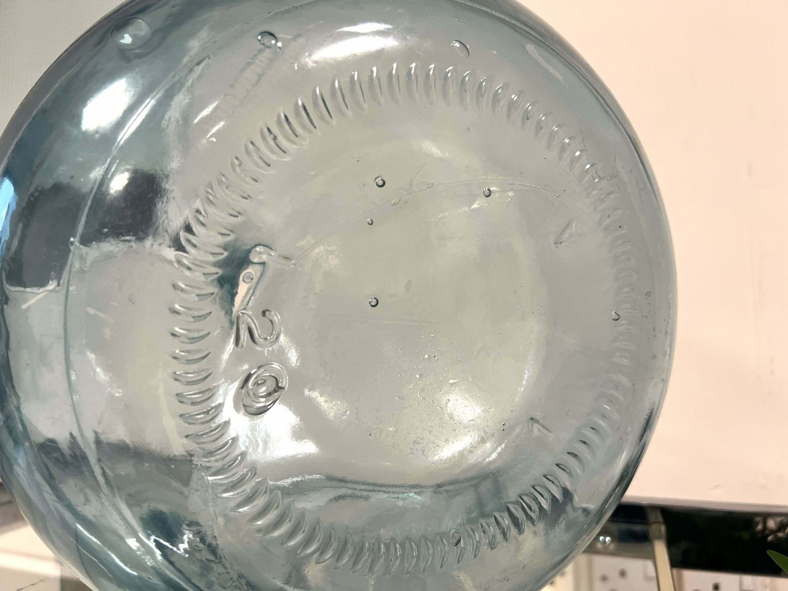 Vintage Light Blue 20l Demijohn photo vinterior