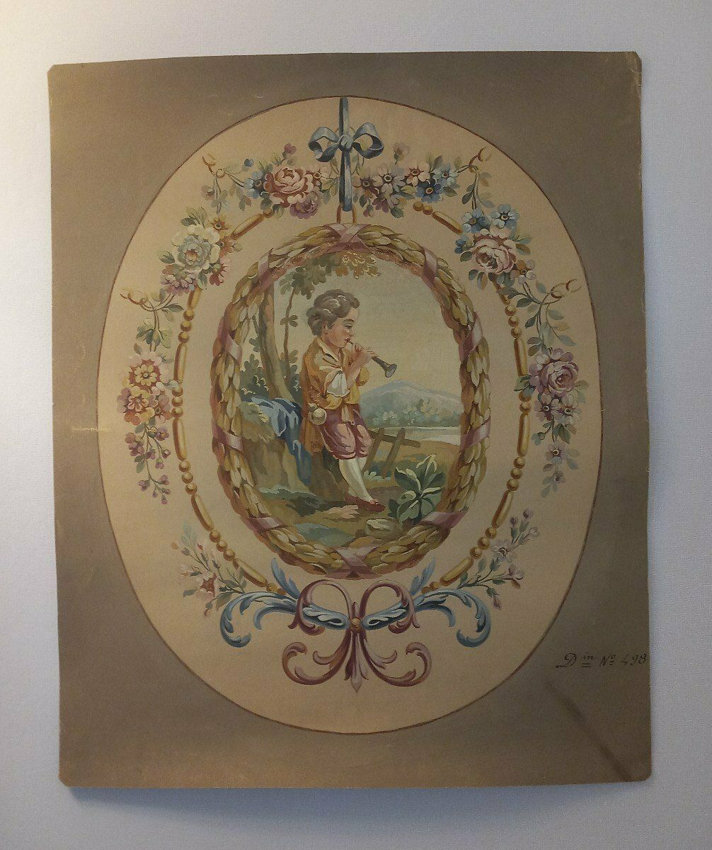 Study On Louis XVI Style Paper photo furniture