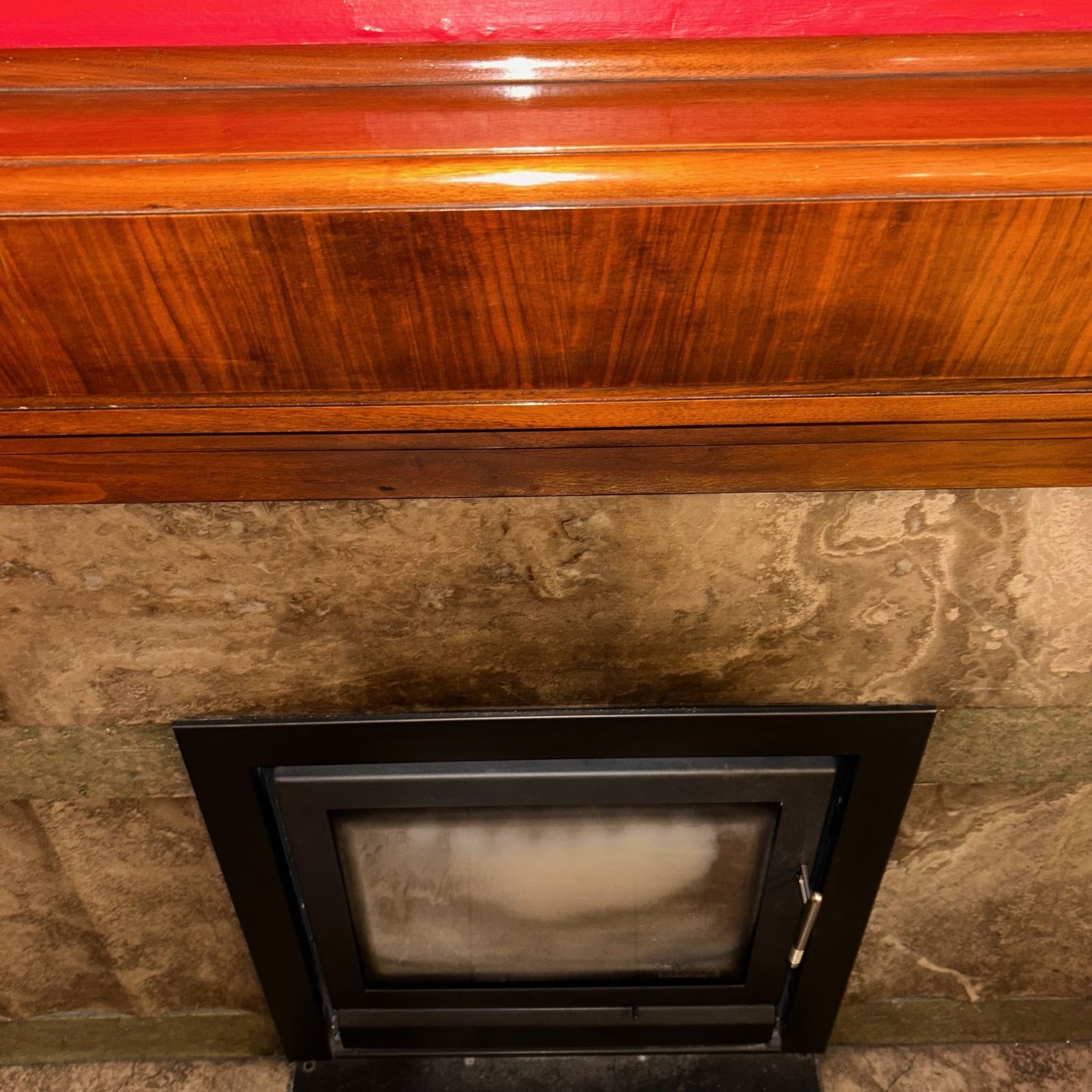 Original Art Deco 1920s Mahogany Fireplace photo 2399.0