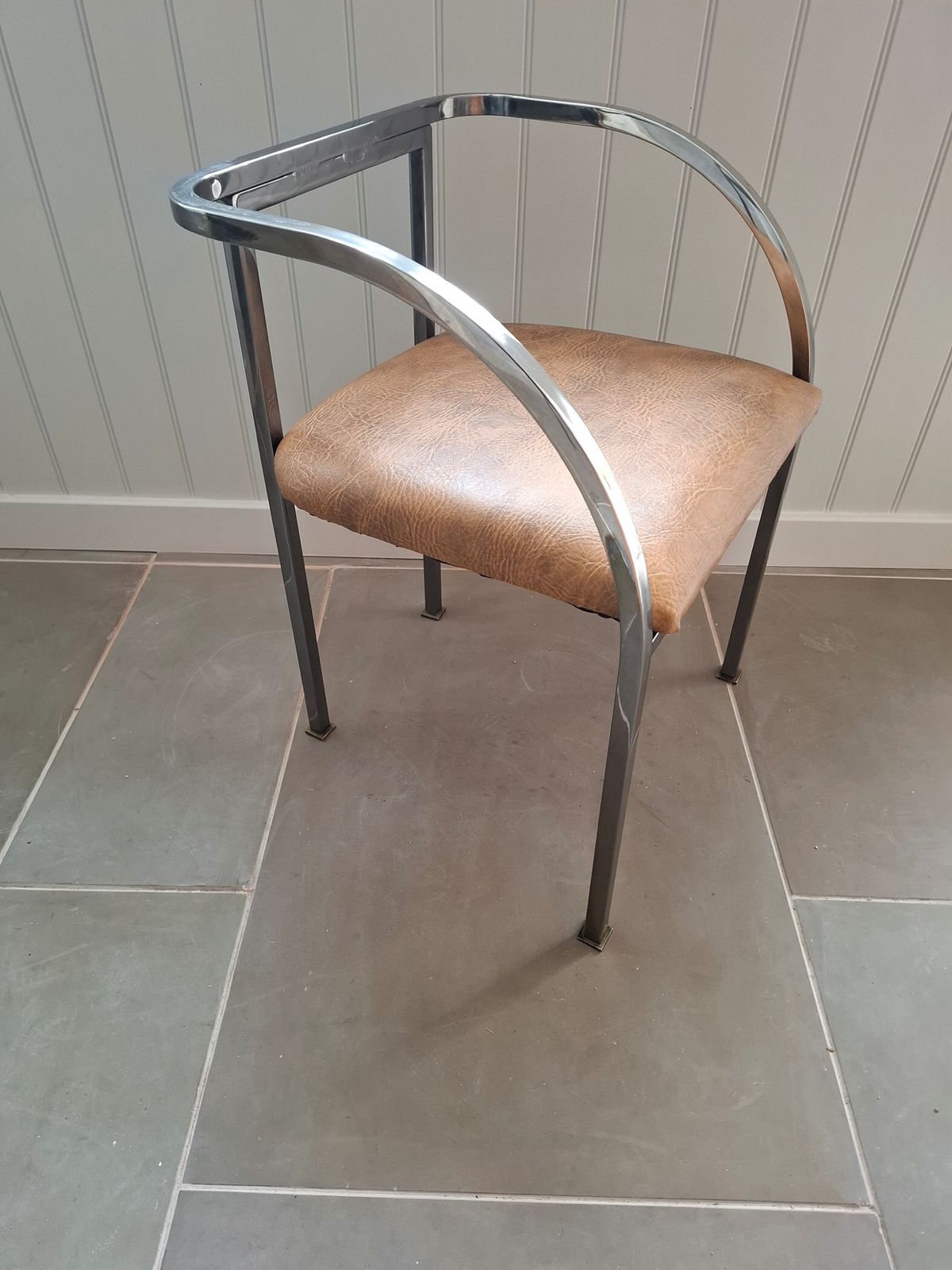 1920s Art Deco  Stainless Steel Chairs photo vinterior