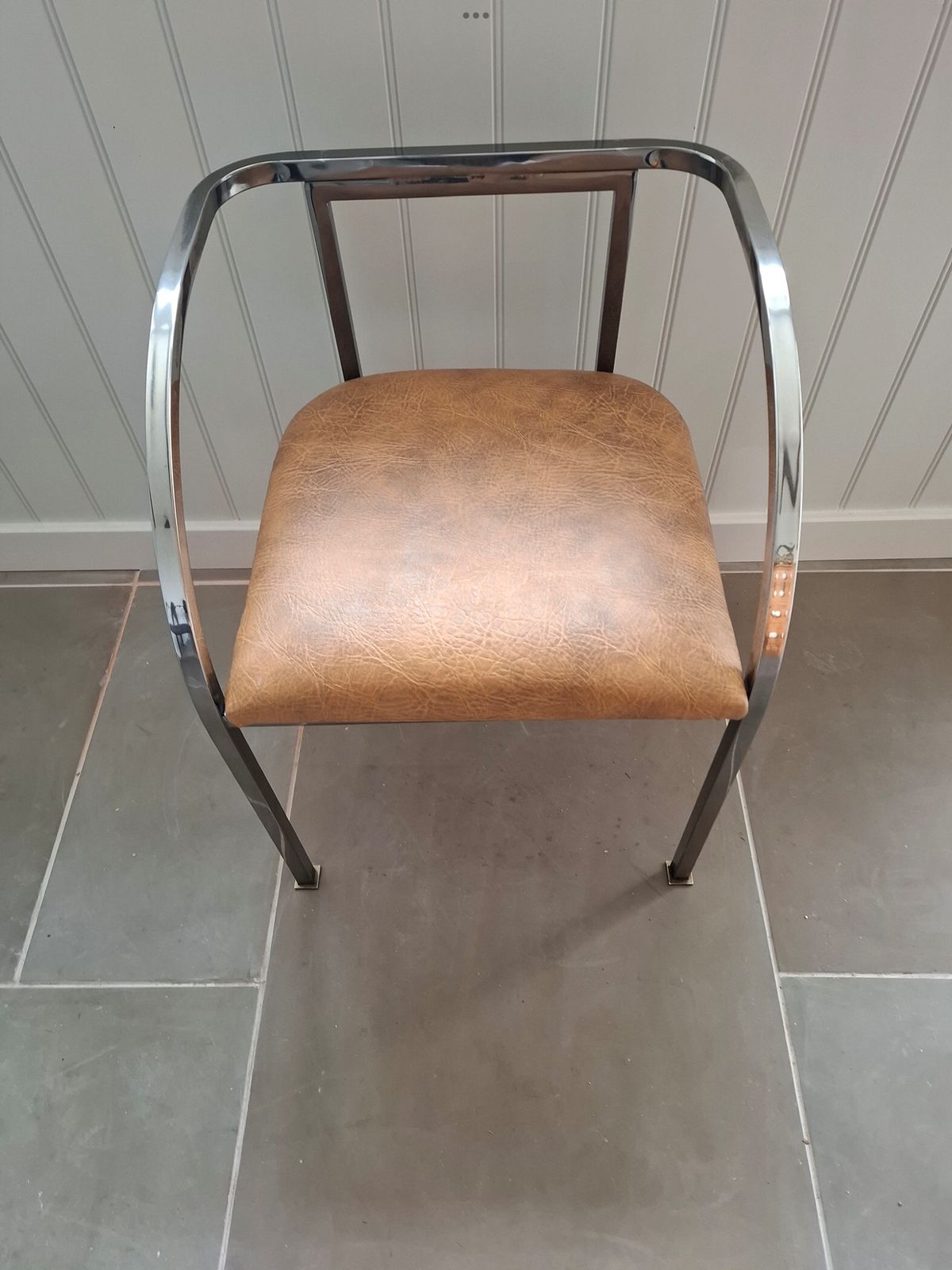 photo furniture 1920s Art Deco  Stainless Steel Chairs