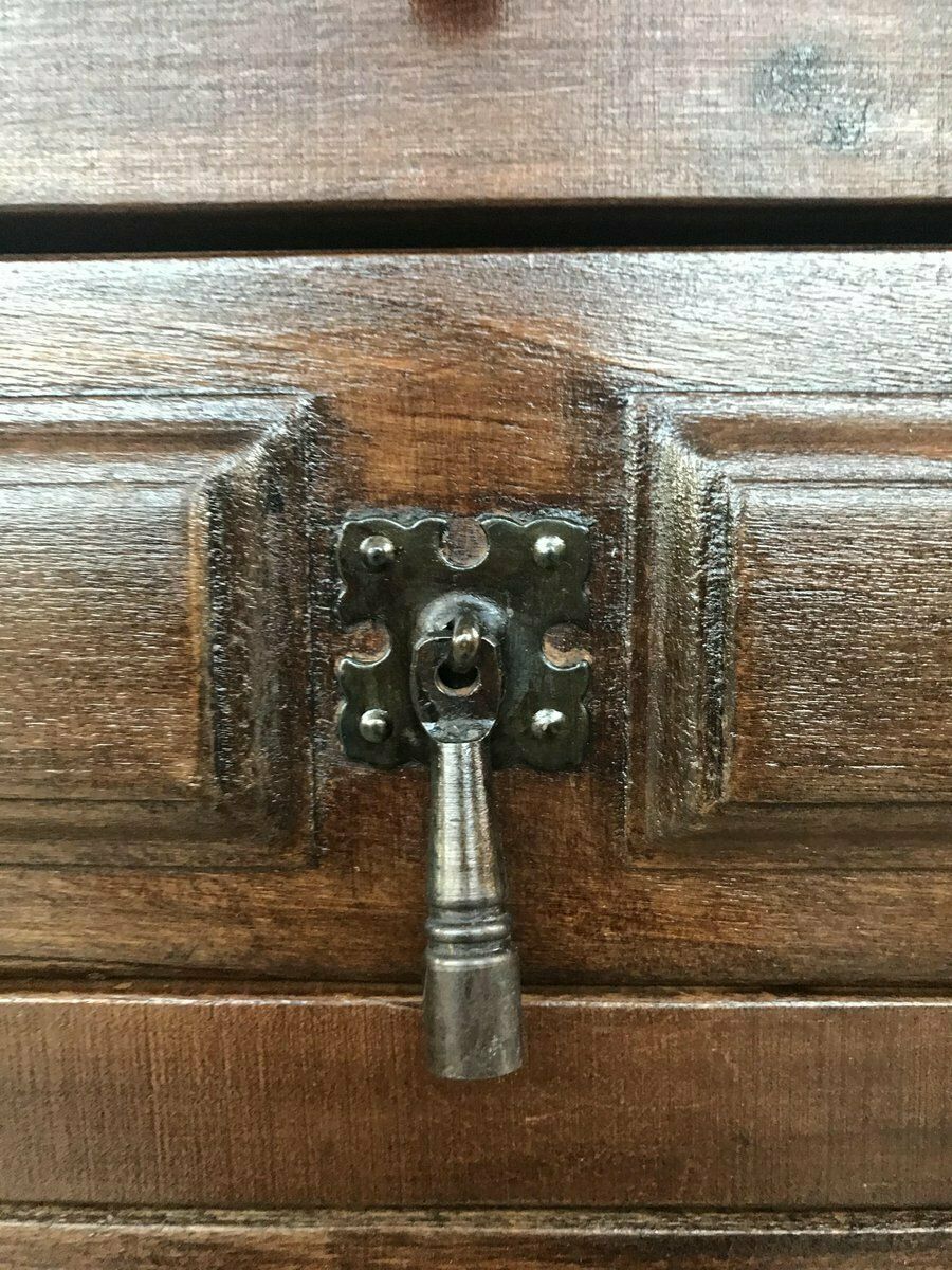 Antique Spanish Carved Walnut Tuscan Sifonier photo Furniture