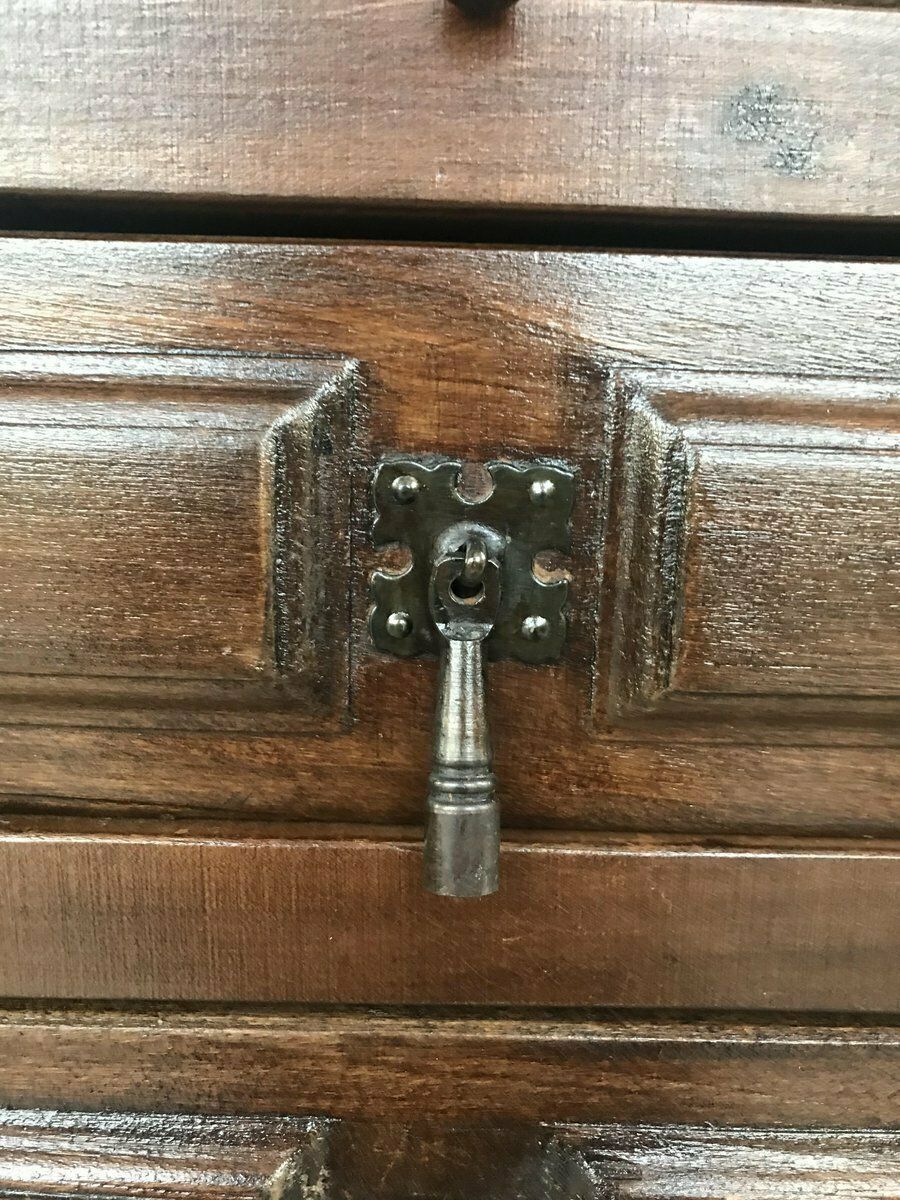 photo buy Antique Spanish Carved Walnut Tuscan Sifonier