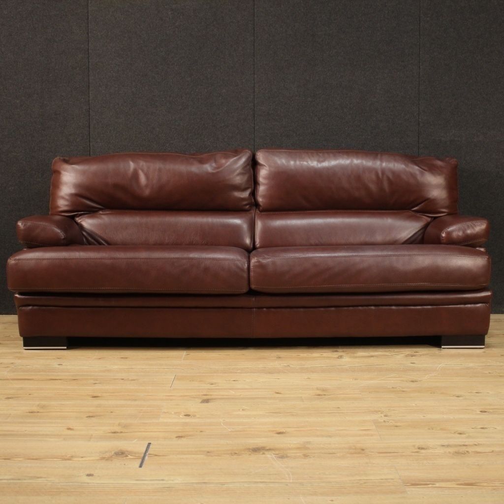 Large Leather Sofa From The 80s photo Furniture