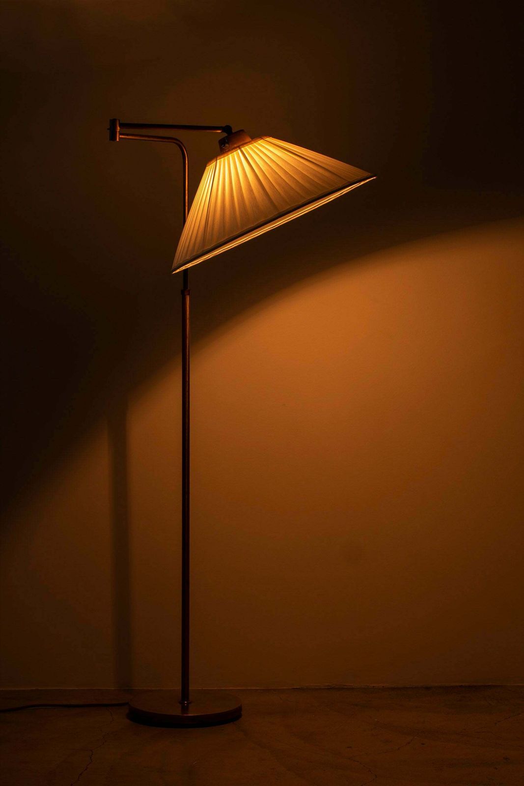 Swedish Modern Floor Lamp In The Manner Of Notini photo vintage