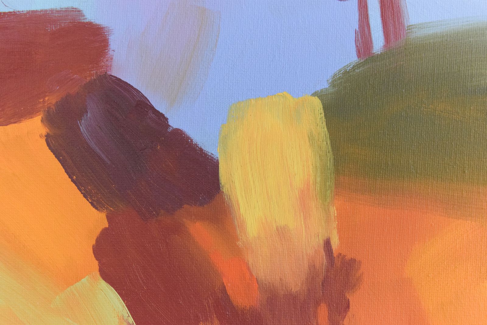 Contemporary Original Small Abstract Acrylic On Canvas Painting By Jim Ridout photo Art