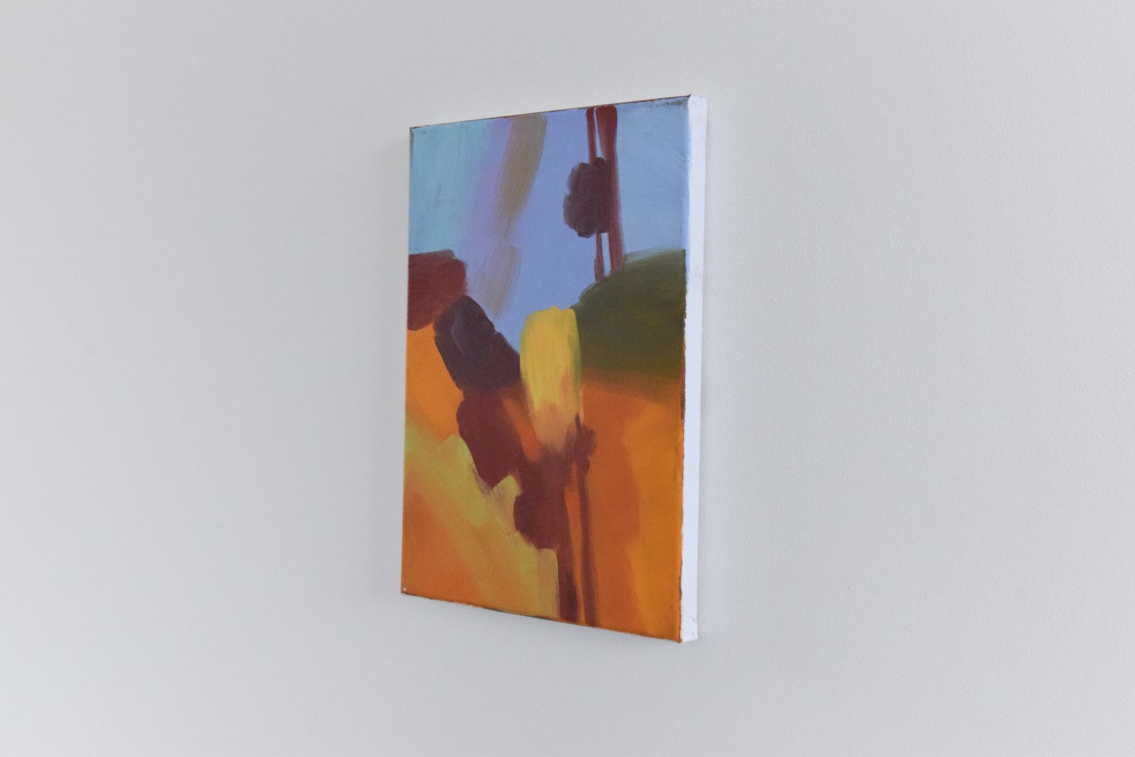 Contemporary Original Small Abstract Acrylic On Canvas Painting By Jim Ridout photo 60.0