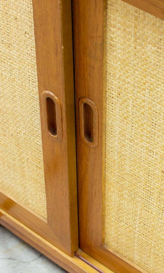 Book Shelf With Rattan By Alf Svensson photo vinterior