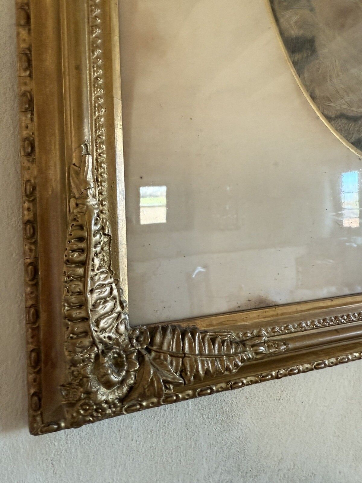 Pair Of Antique Silk Embroidery Pictures Tapestry Gilt Frame Seated Ladies photo buy