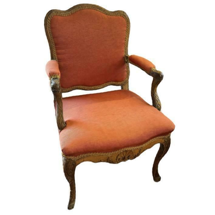 Fine 18th Century French Fauteuil In Colefax & Fowler Silk photo furniture