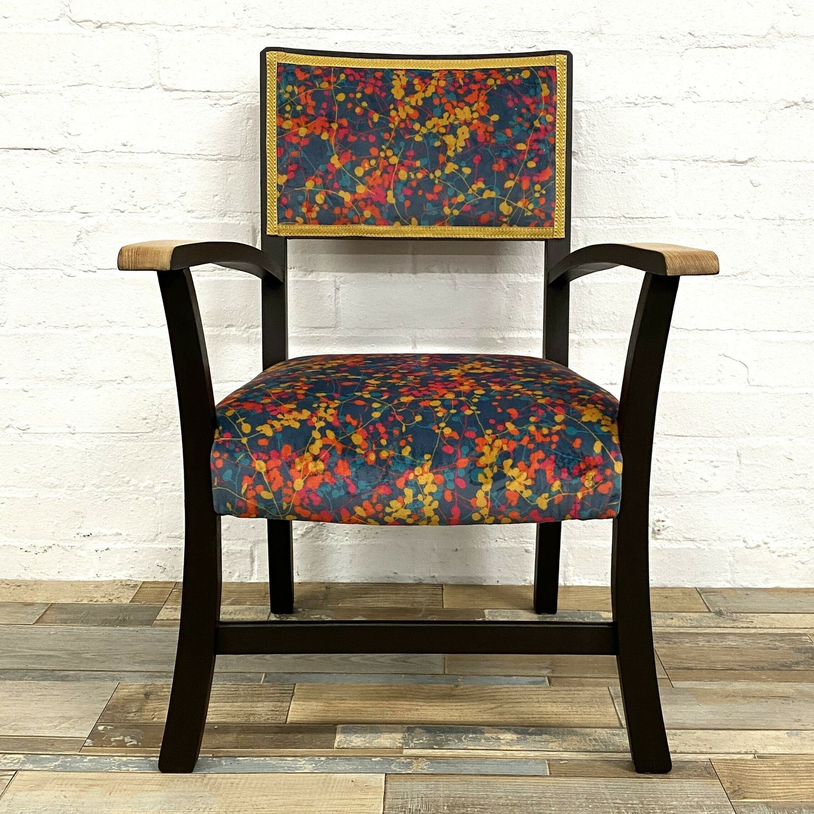 Mid Century Childs Armchair In Clarissa Hulse Velvet