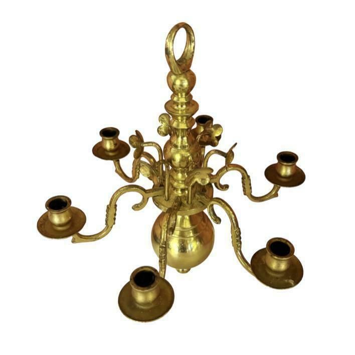 V Fong Grenna Brass Chandlier, 1930s photo furniture