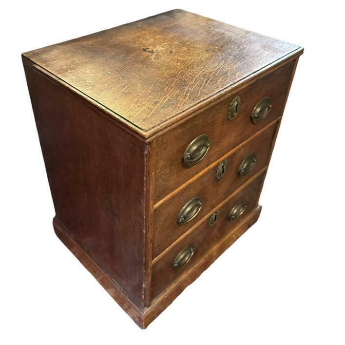 Victorian Oak Table Top Collectors Cabinet photo furniture