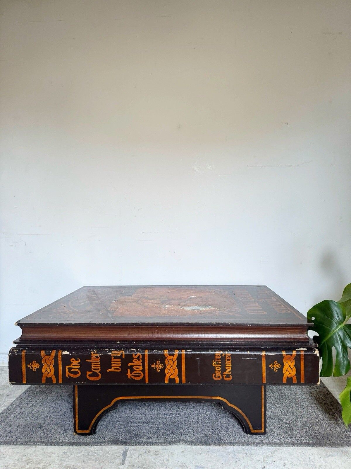 Coffee Table With Drawer Quirky Unique Book Marco Polo The Travels Of photo furniture
