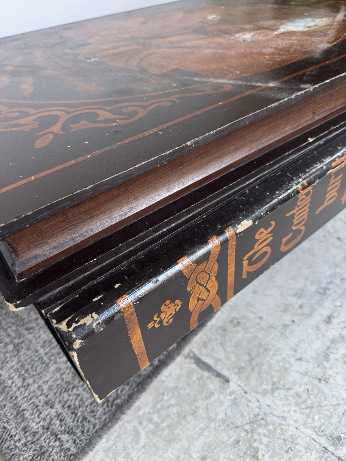 photo for sale Coffee Table With Drawer Quirky Unique Book Marco Polo The Travels Of