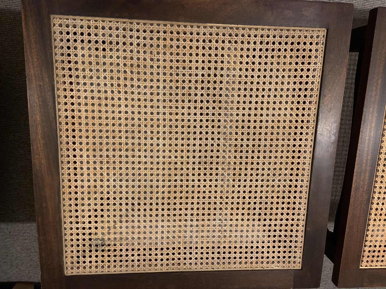 Matching Pair Of Rattan Side/Luggage Tables photo 180.0