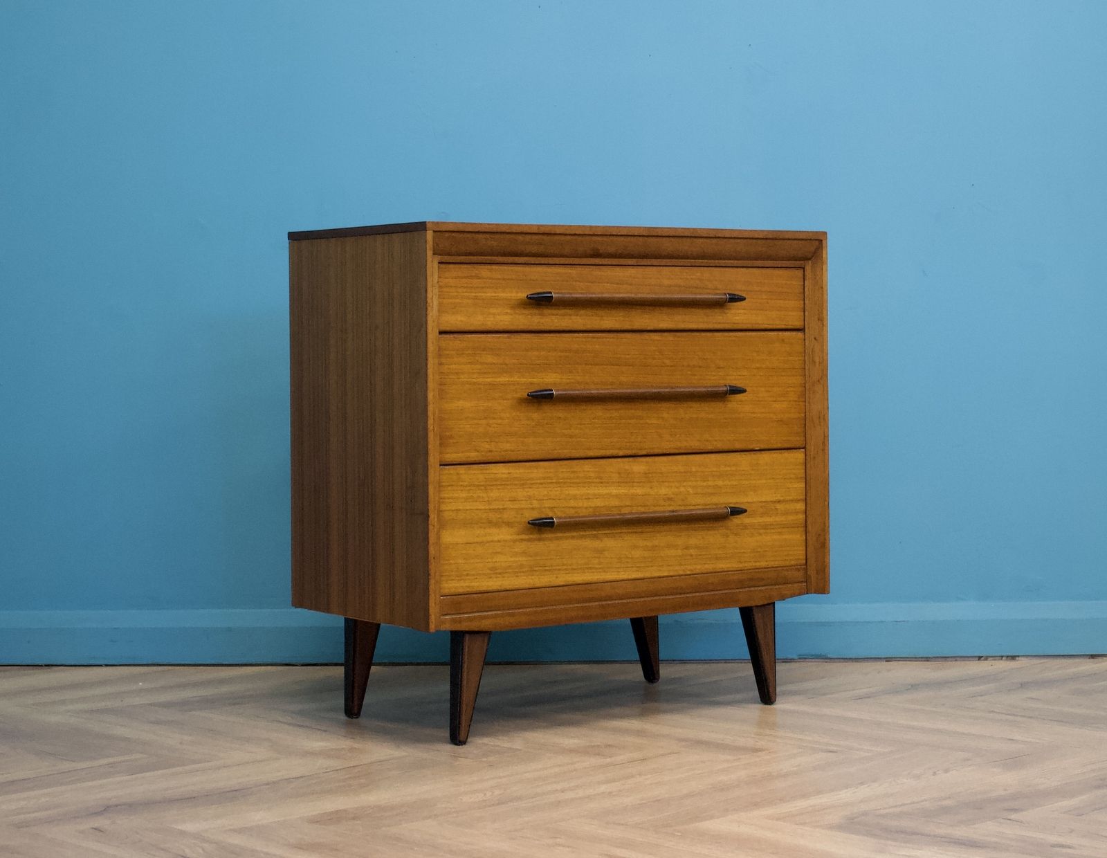 Mid Century Retro Teak Chest Of Drawers From Lebus photo furniture