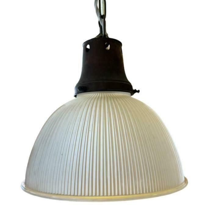 Late Victorian Holophane Light