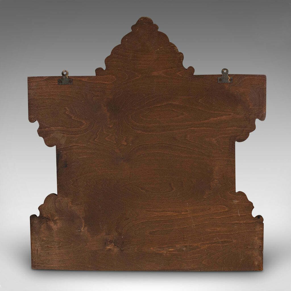 photo furniture Antique Hallway Valet Mirror, Dutch, Brass, Reception, Wall, Edwardian, C.1910