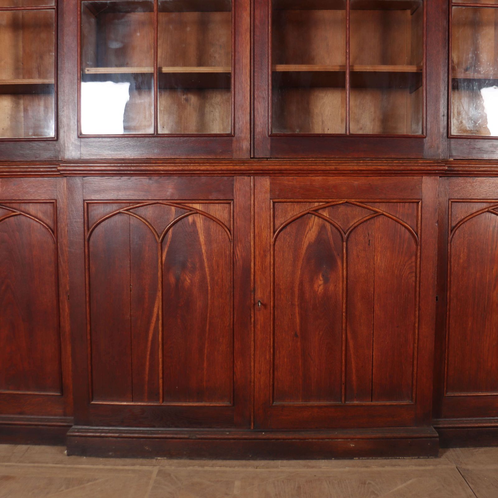 Early 19th Century English Country House Gothic Bookcase photo for sale
