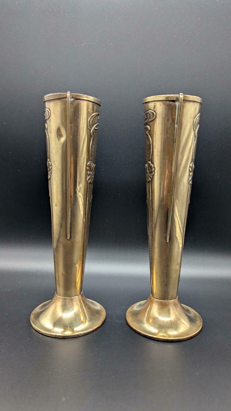 Art Nouveau Vases Designed And Made In Early 1900s By English Decorative Arts Company Beldray photo 150.0
