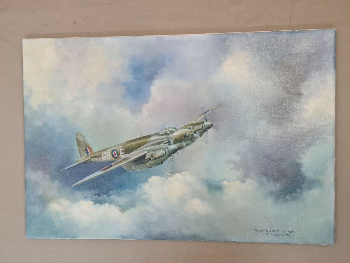 Painting Of A Mosquito Fighter By Bill Cockburn photo Art
