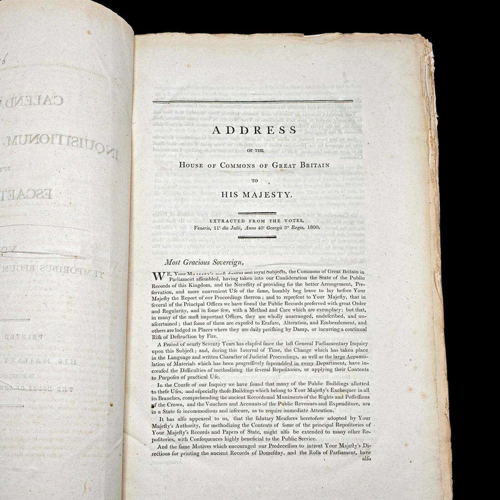 Antique Reference Book, Calendarium Inquisitionum Post Mortem, Latin, Georgian photo Home Decor