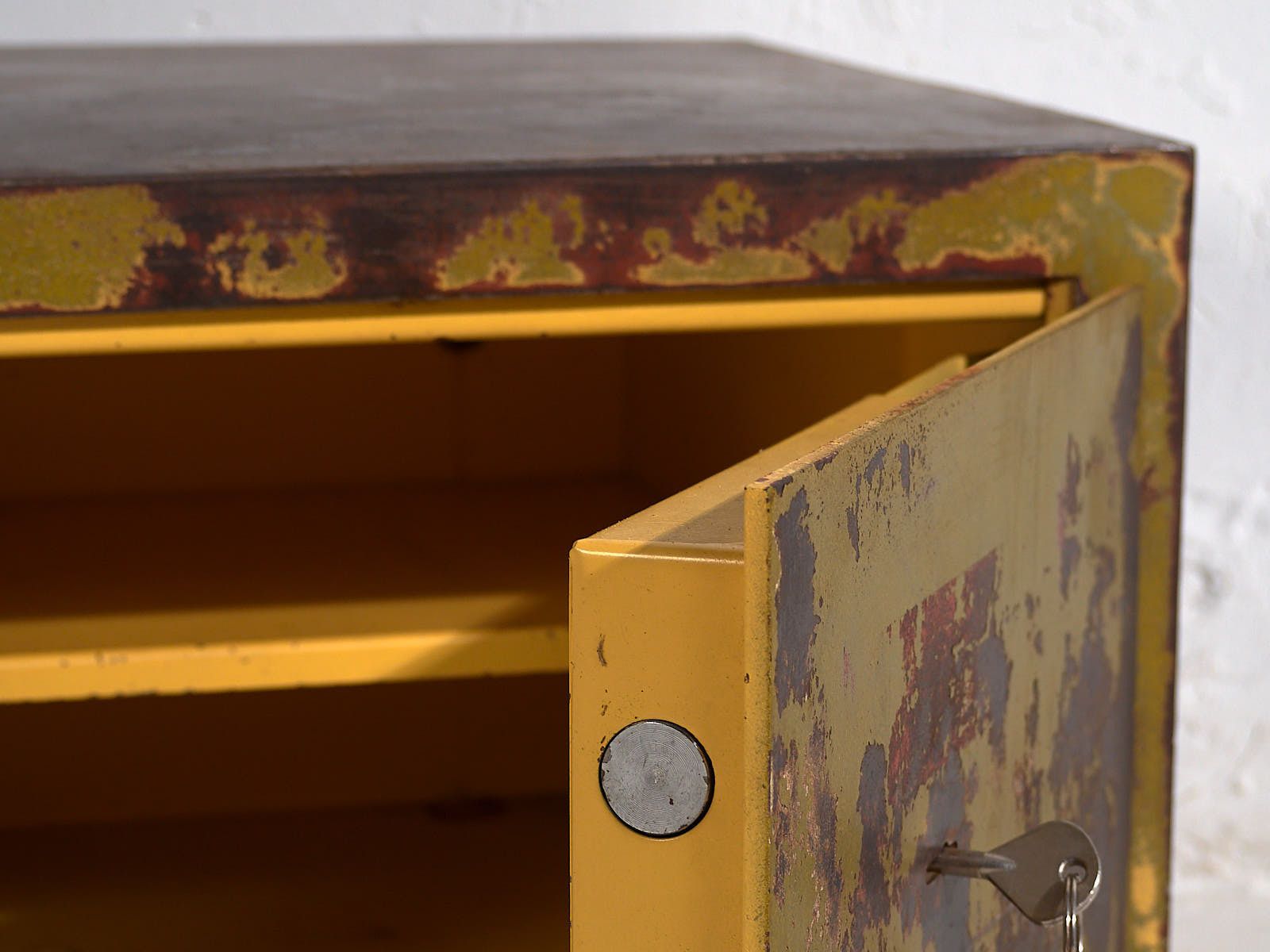 Antique Safe Box With Green Patina (C.1920) #4 photo buy