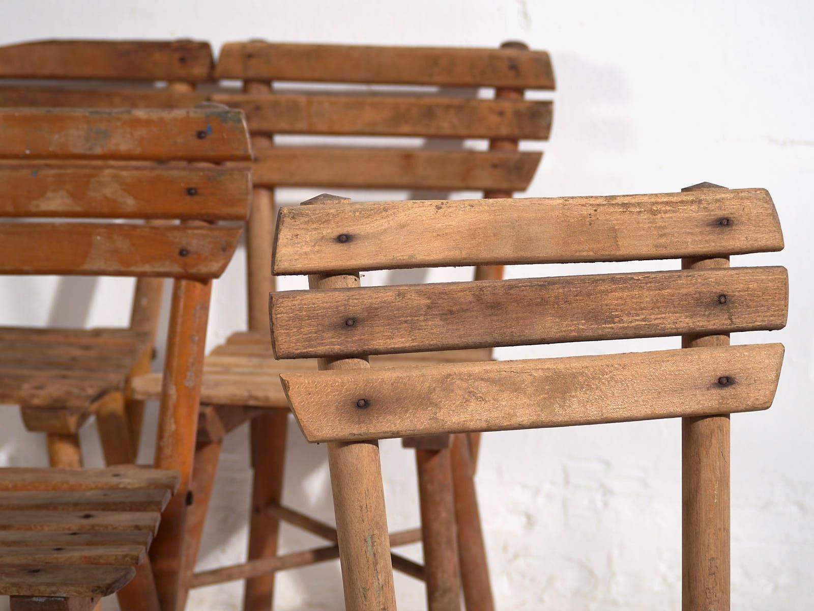 Antique Children’s Chairs (C.1920). Set Of 4 Pieces #2 photo furniture